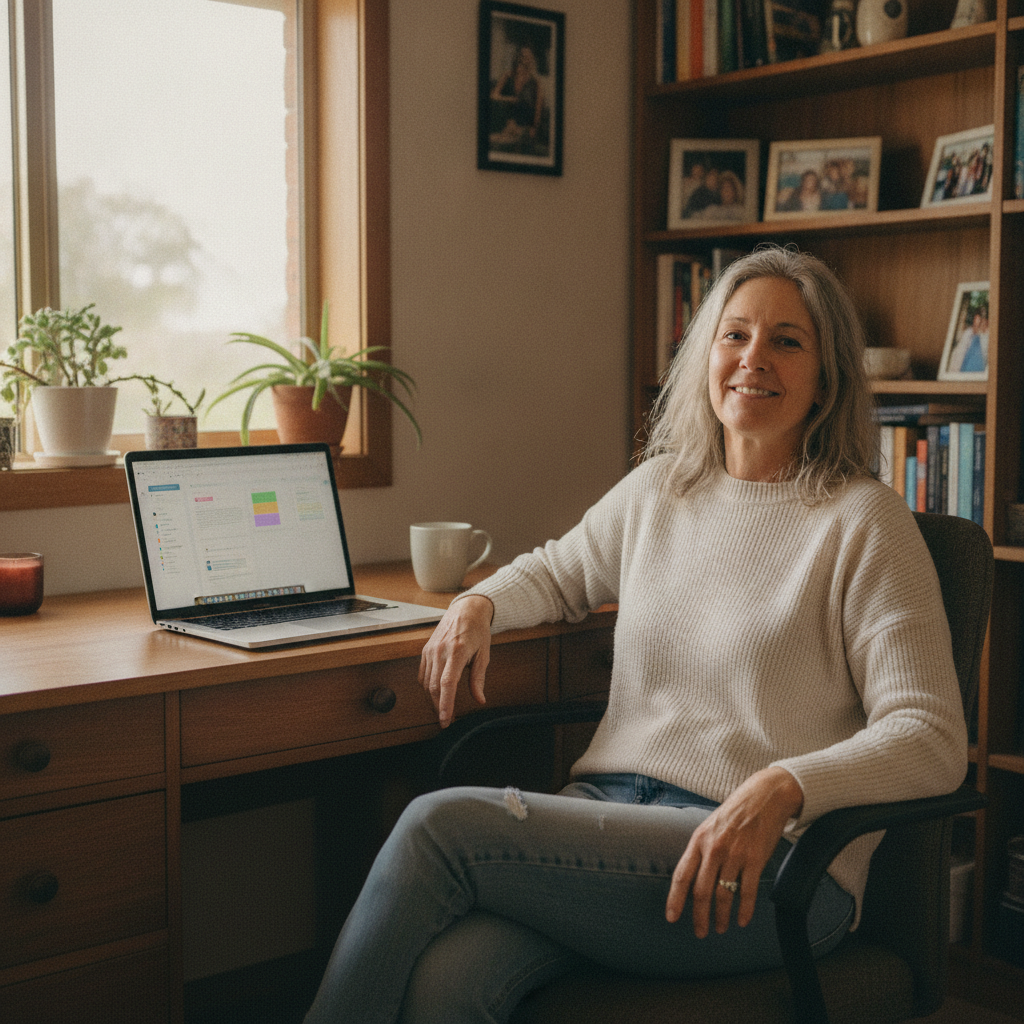 Computer cleaning in Glengarry (3854) — a local resident at home with a clean, fast, dust-free computer running cool and quiet
