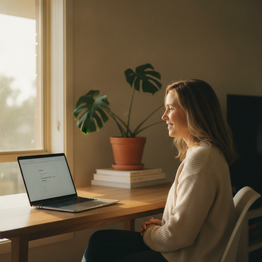Computer cleaning in Glenunga (5064) — a local resident at home with a clean, fast, dust-free computer running cool and quiet
