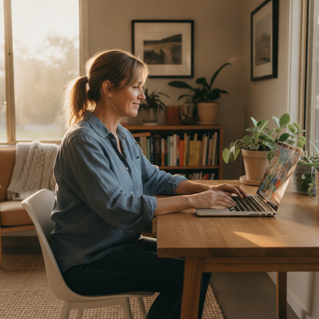 Computer cleaning in Gollan (2820) — a local resident at home with a clean, fast, dust-free computer running cool and quiet