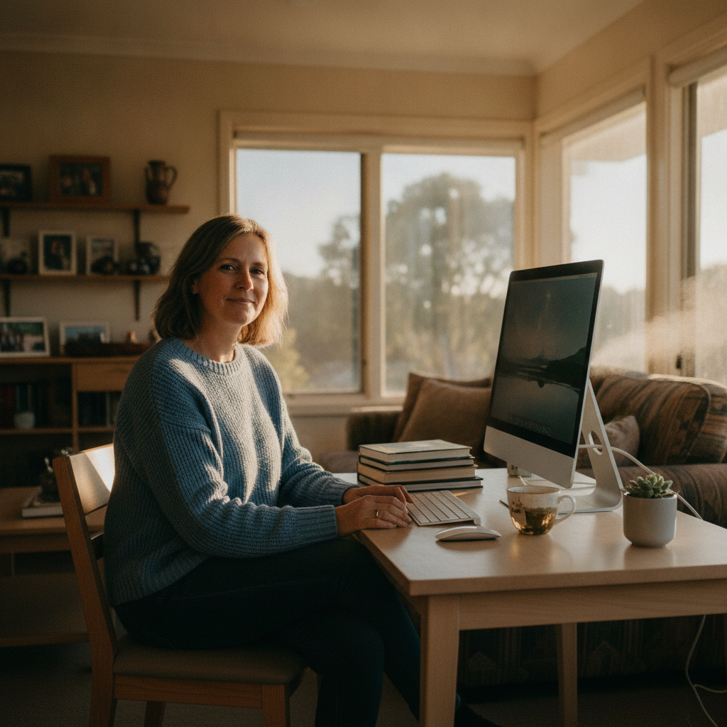 Computer cleaning in Goodwood (7010) — a local resident at home with a clean, fast, dust-free computer running cool and quiet