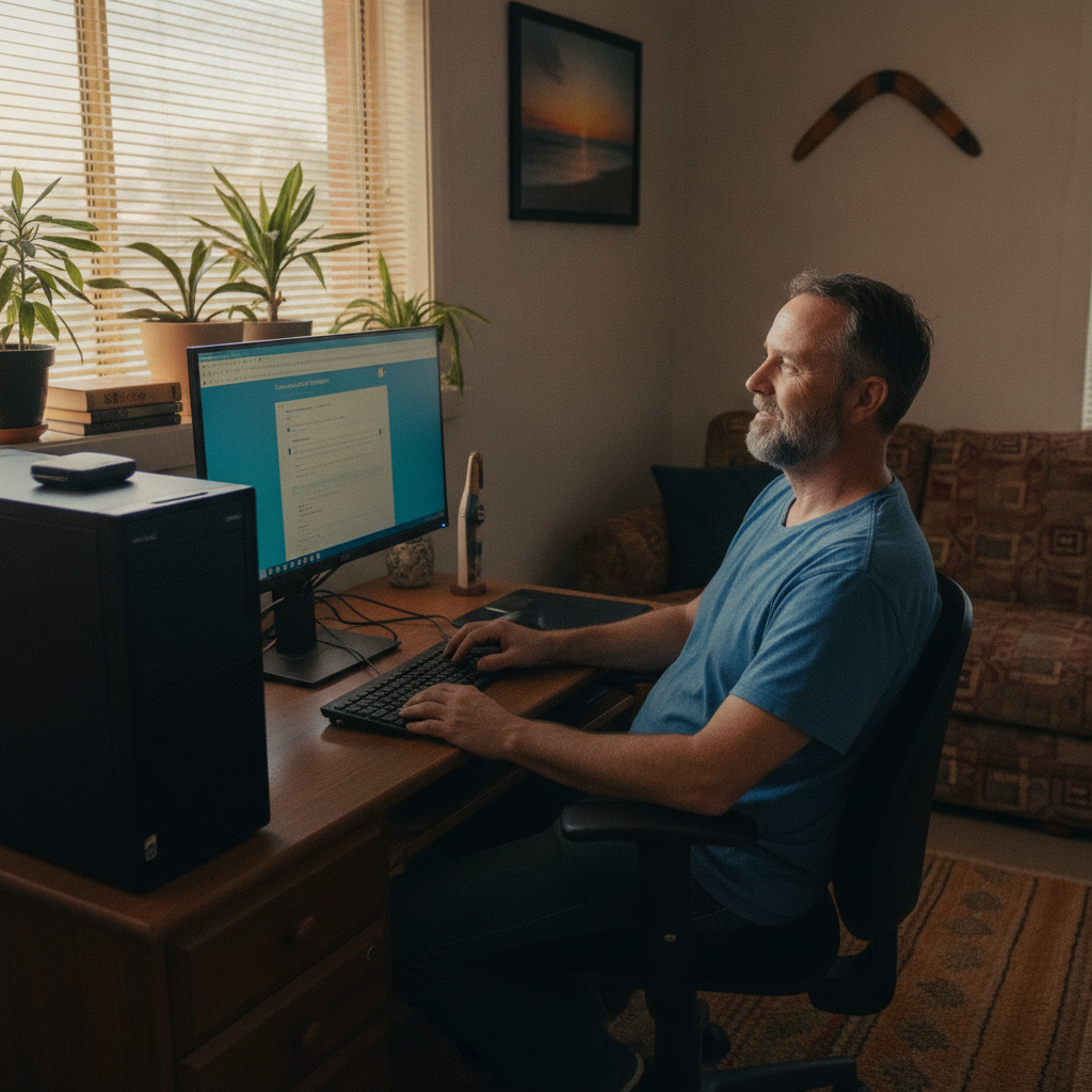 Laptop and desktop cleaning in Gosnells (6990) — an at-home owner pleased their computer runs cool and quiet again