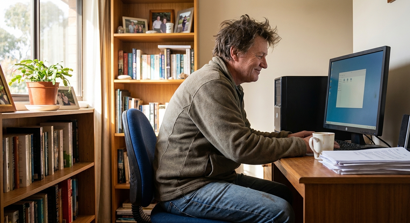 Laptop and desktop cleaning in Greenway (2900) — an at-home owner pleased their computer runs cool and quiet again