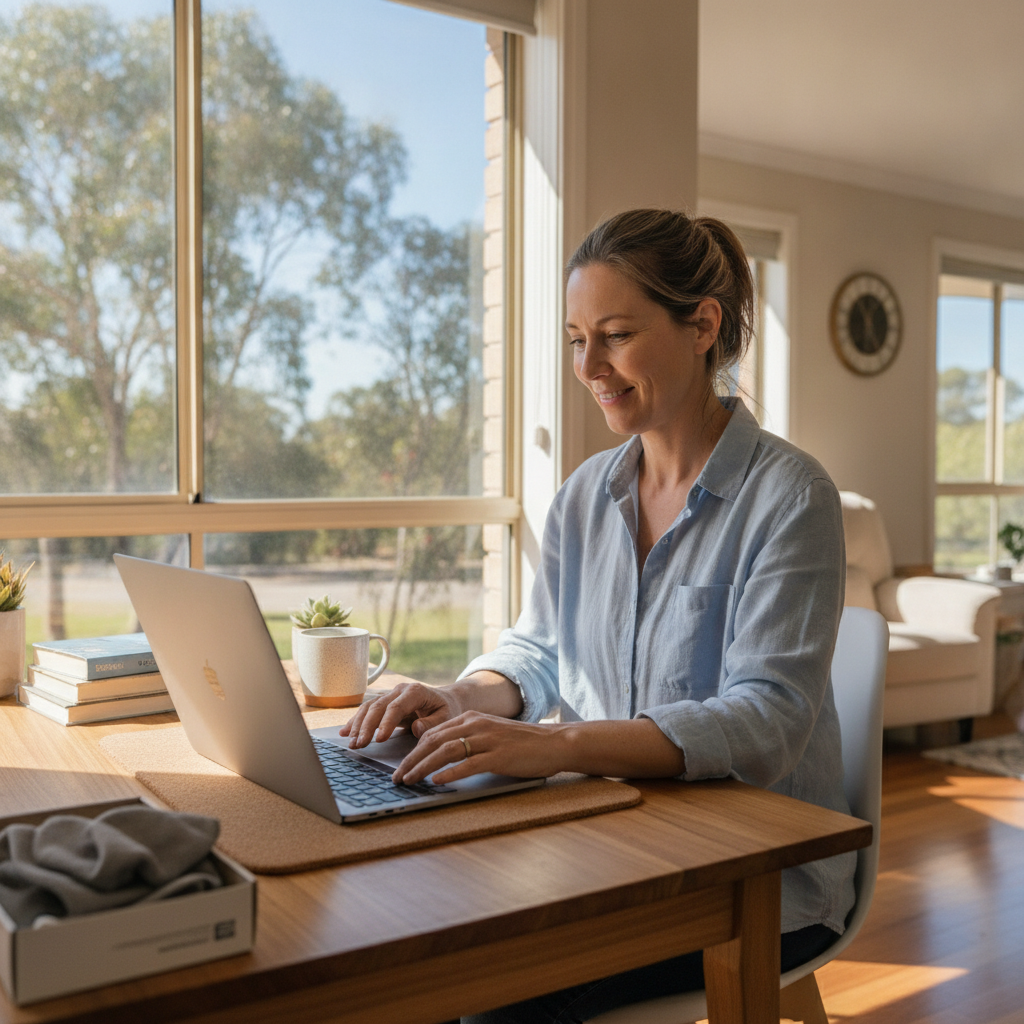 Computer cleaning in Gwindinup (6237) — a local resident at home with a clean, fast, dust-free computer running cool and quiet