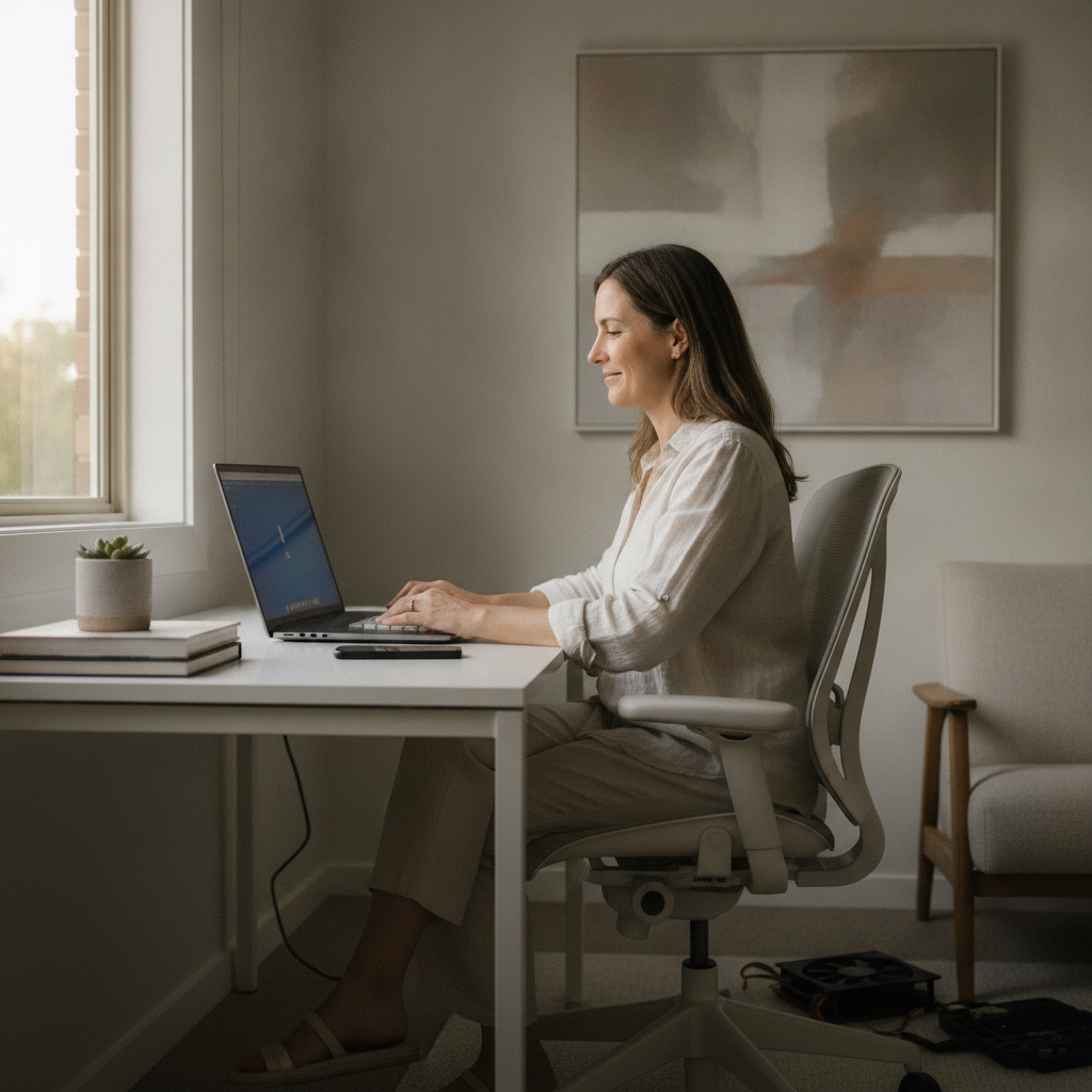 Laptop and desktop cleaning in Haberfield (2045) — an at-home owner pleased their computer runs cool and quiet again