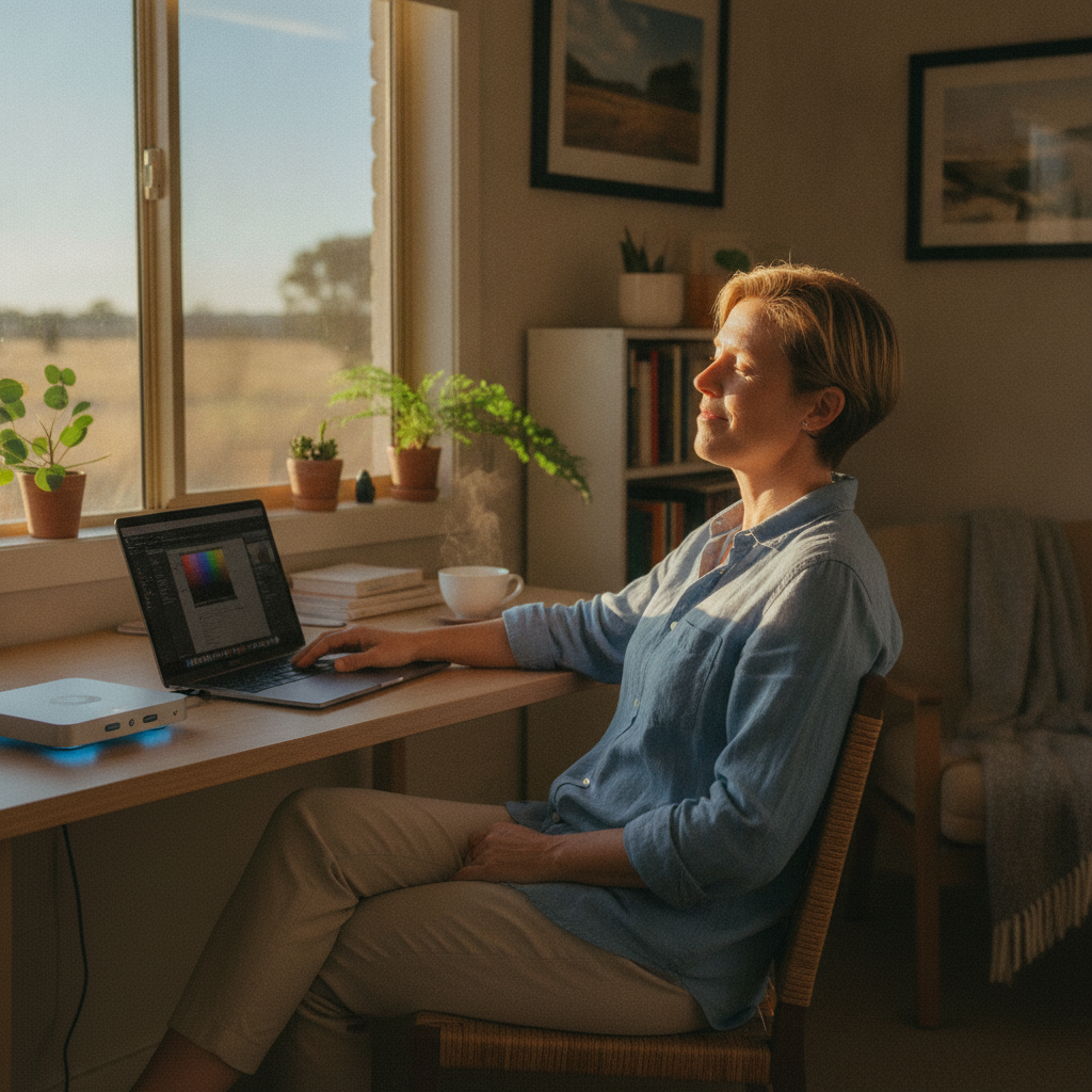 Computer cleaning in Hadley (2583) — a local resident at home with a clean, fast, dust-free computer running cool and quiet