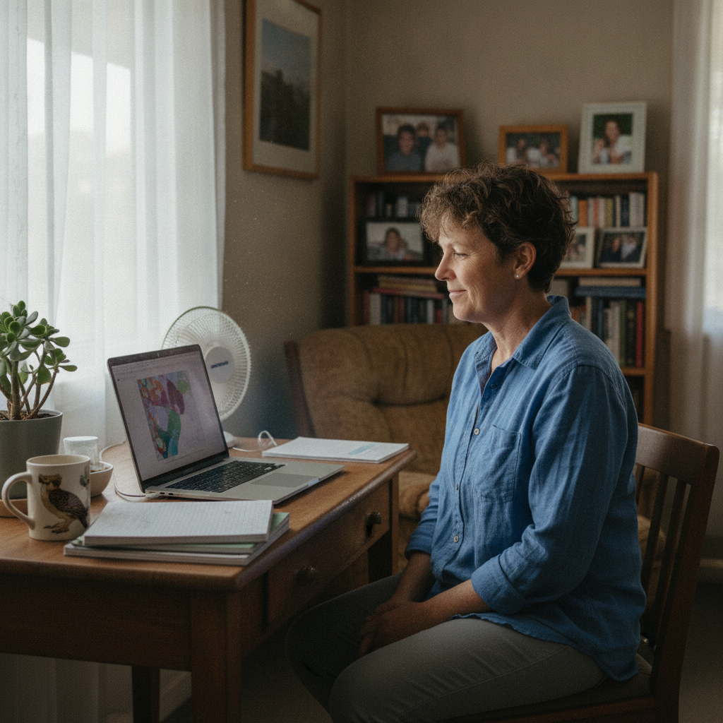 Computer cleaning in Hampden Hall (2440) — a local resident at home with a clean, fast, dust-free computer running cool and quiet