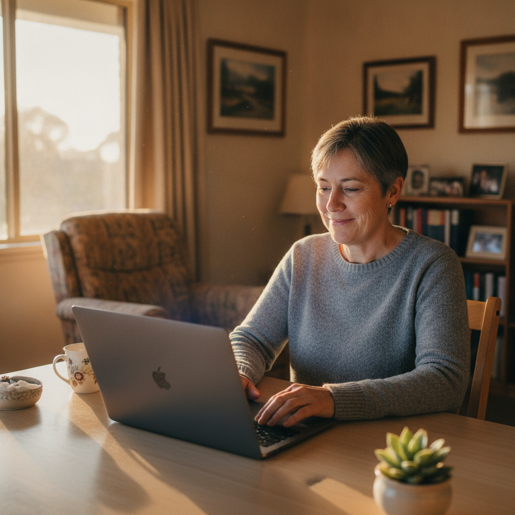 Computer cleaning in Hazelwood (3840) — a local resident at home with a clean, fast, dust-free computer running cool and quiet