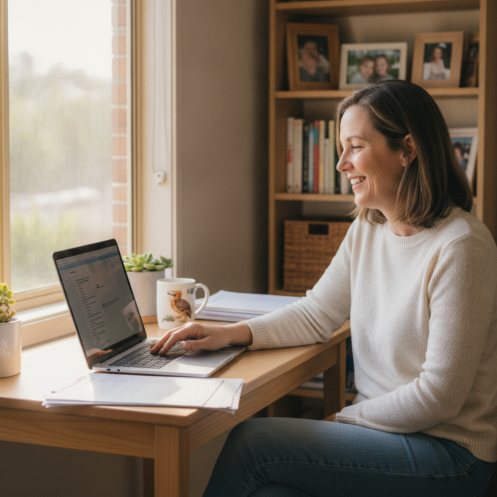 Computer cleaning in Helena Valley (6056) — a local resident at home with a clean, fast, dust-free computer running cool and quiet