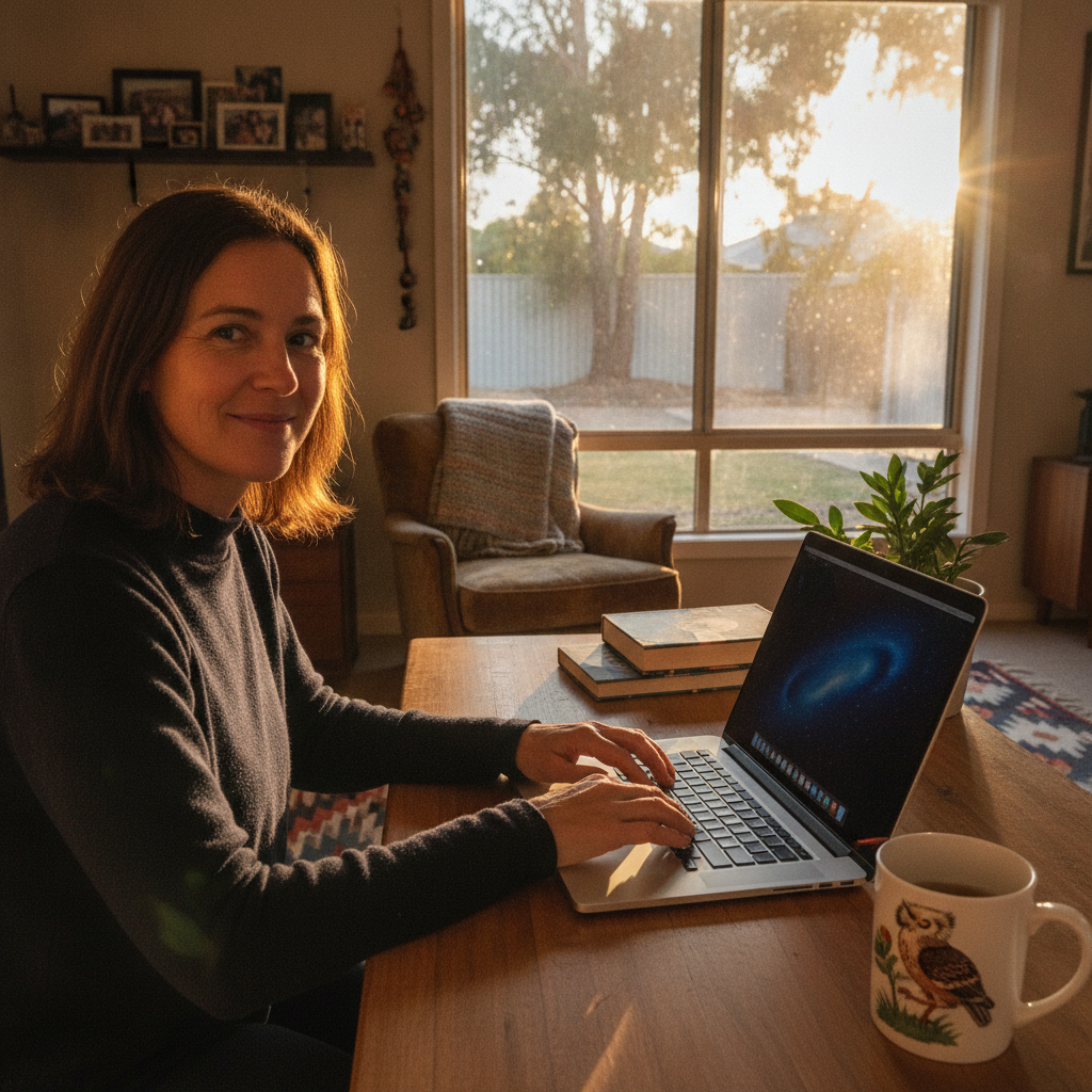 Computer cleaning in Henderson (6166) — a local resident at home with a clean, fast, dust-free computer running cool and quiet