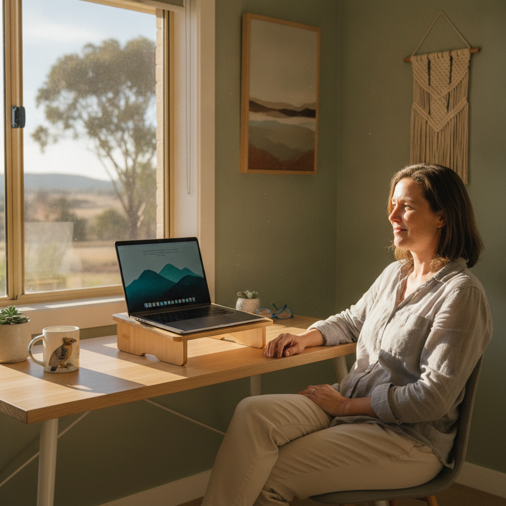 Computer cleaning in Hermitage Flat (2790) — a local resident at home with a clean, fast, dust-free computer running cool and quiet