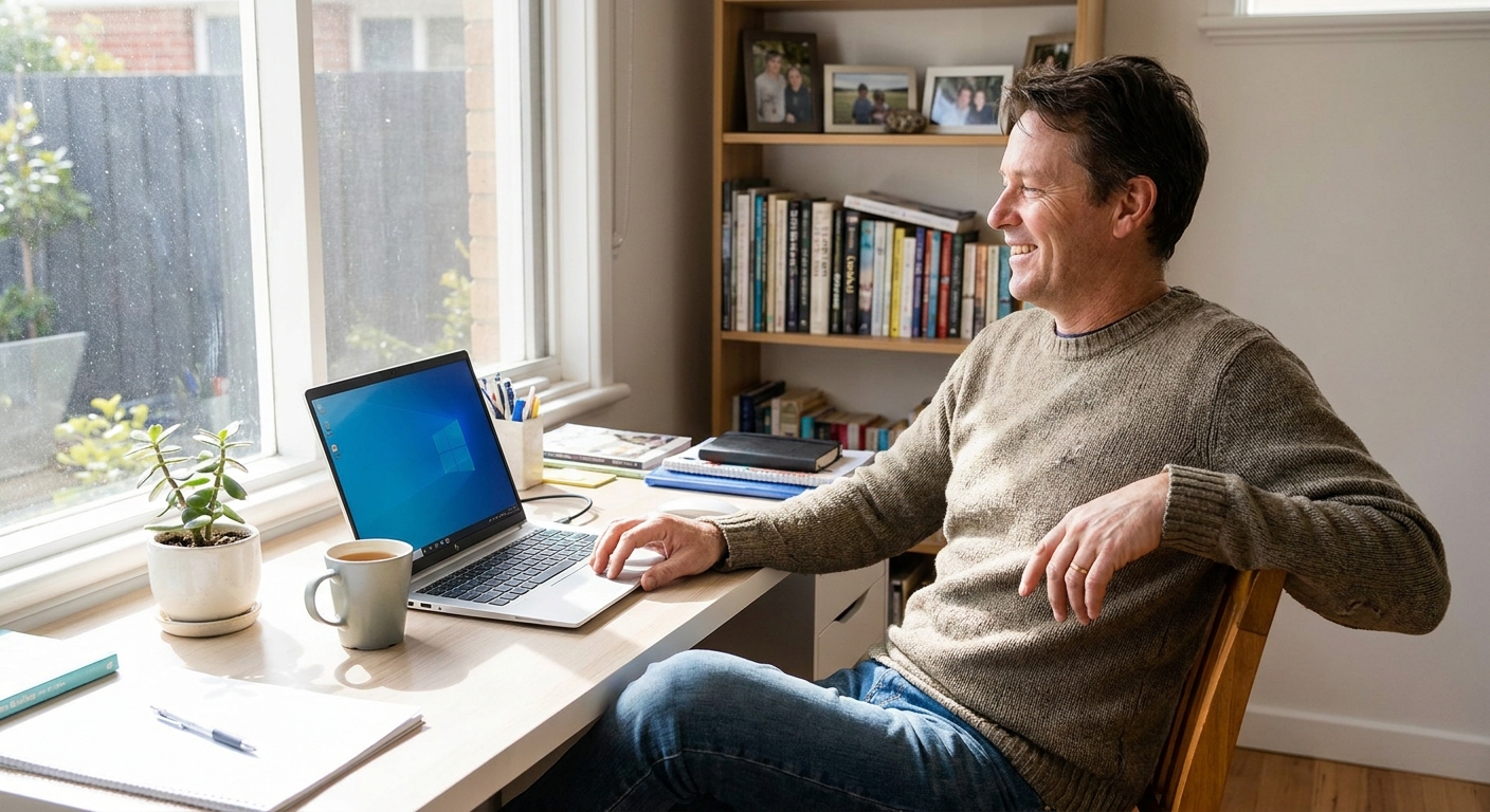 Laptop and desktop cleaning in Highett (3190) — an at-home owner pleased their computer runs cool and quiet again