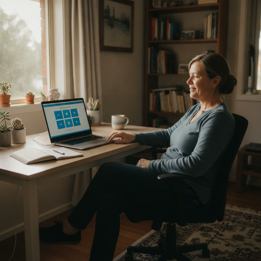 Computer cleaning in Hobartville (2753) — a local resident at home with a clean, fast, dust-free computer running cool and quiet