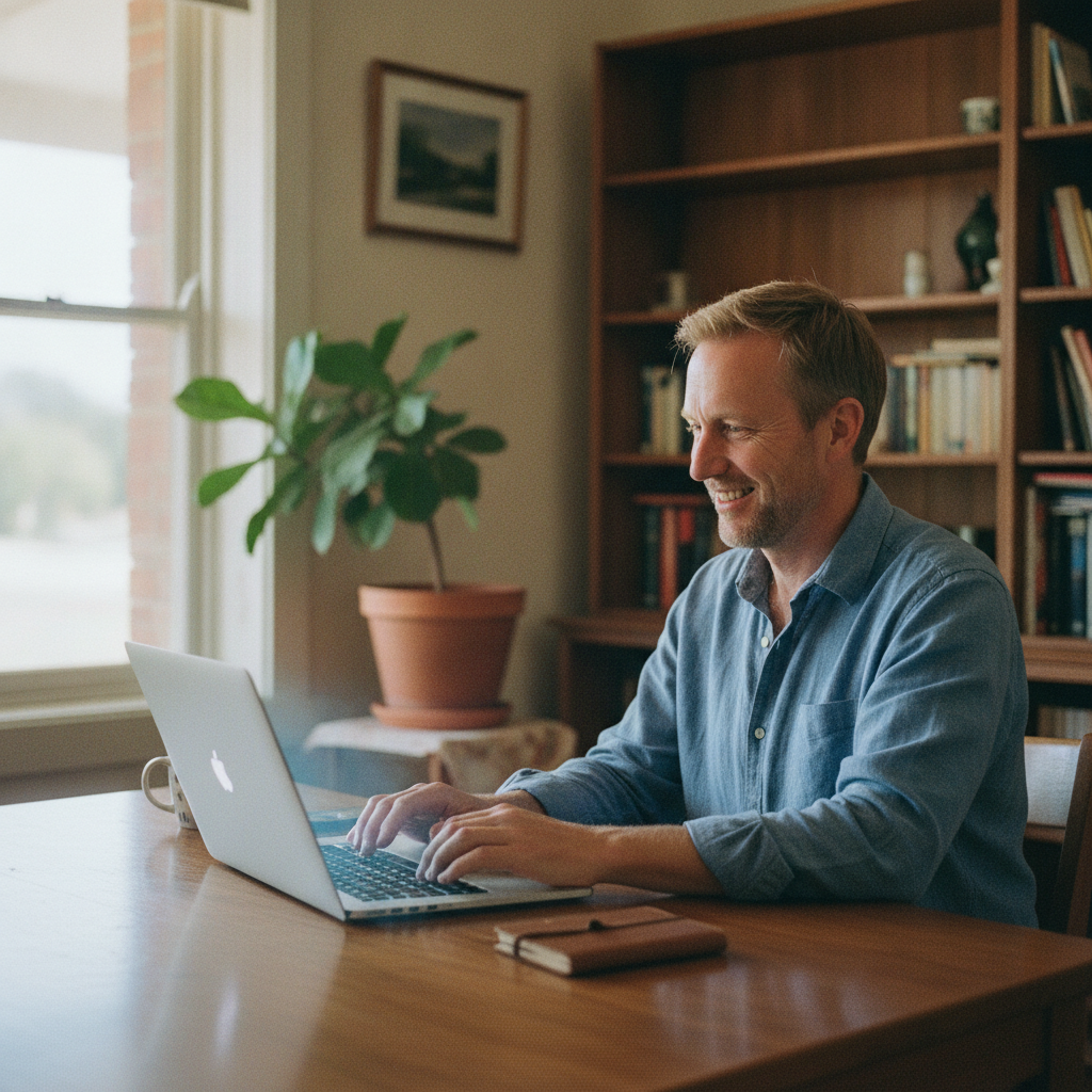 Laptop and desktop cleaning in Holbrook (2644) — an at-home owner pleased their computer runs cool and quiet again