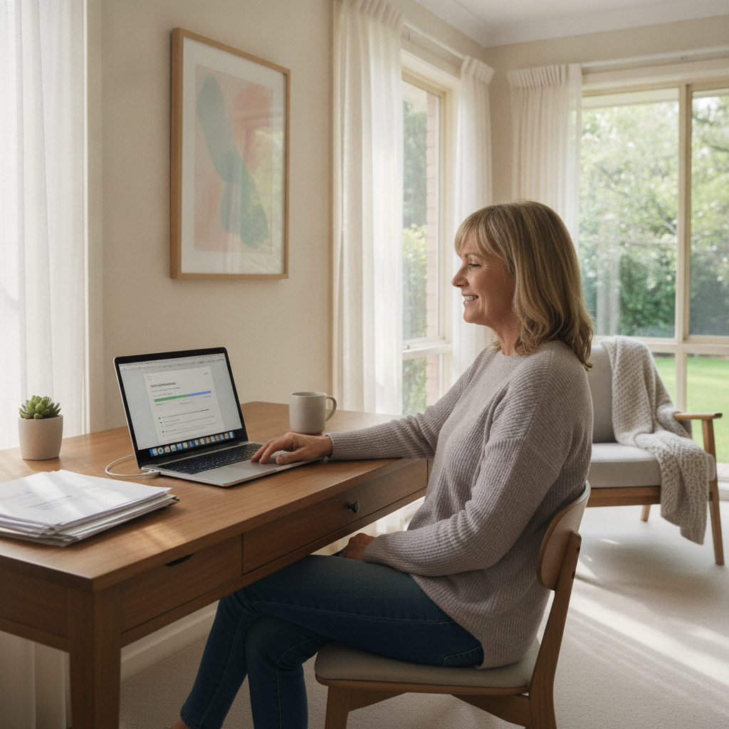 Computer cleaning in Huntleys Cove (2111) — a local resident at home with a clean, fast, dust-free computer running cool and quiet