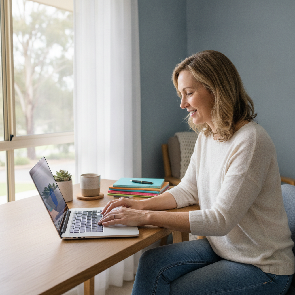 Computer cleaning in Ingle Farm (5098) — a local resident at home with a clean, fast, dust-free computer running cool and quiet