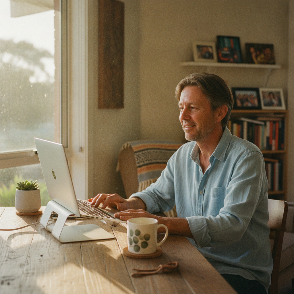 Computer cleaning in Jamberoo (2533) — a local resident at home with a clean, fast, dust-free computer running cool and quiet