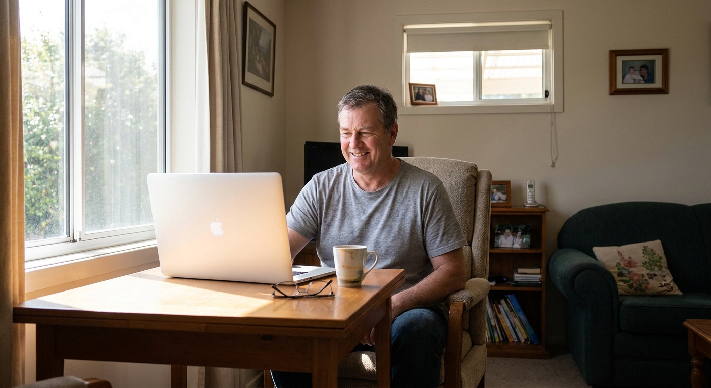 Computer cleaning in Junction Village (3977) — a local resident at home with a clean, fast, dust-free computer running cool and quiet