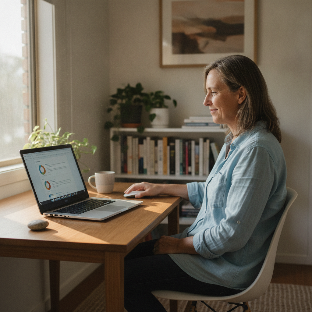 Computer cleaning in Kangaroo Point (4169) — a local resident at home with a clean, fast, dust-free computer running cool and quiet