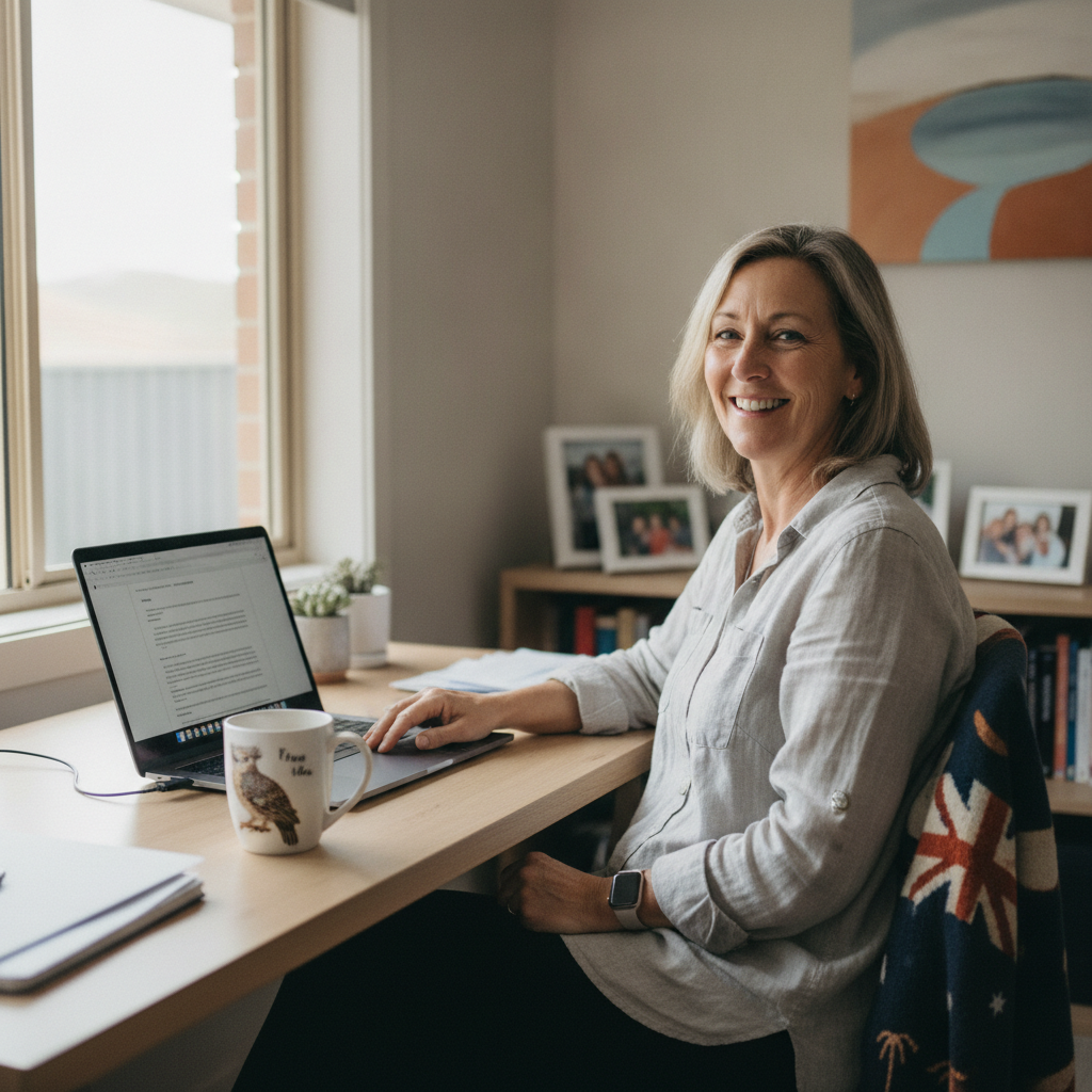 Computer cleaning in Karrinyup (6018) — a local resident at home with a clean, fast, dust-free computer running cool and quiet