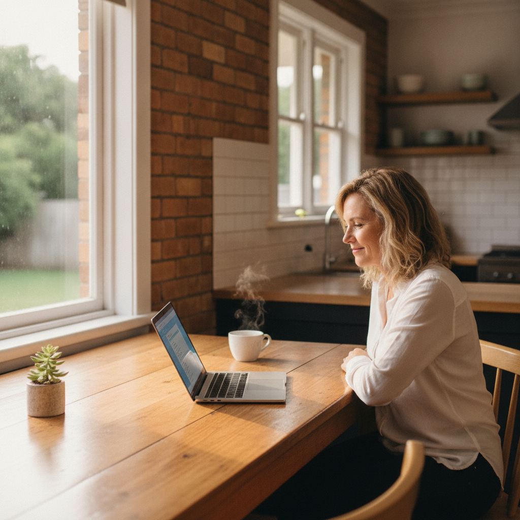 Computer cleaning in Kemblawarra (2505) — a local resident at home with a clean, fast, dust-free computer running cool and quiet