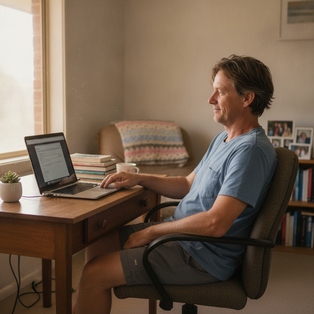 Computer cleaning in Kemps Creek (2178) — a local resident at home with a clean, fast, dust-free computer running cool and quiet