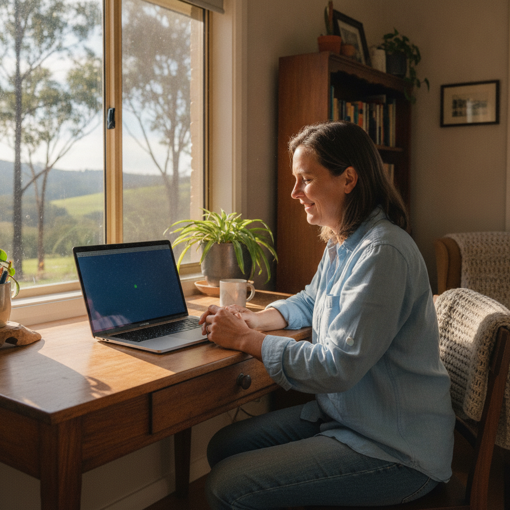 Computer cleaning in Kennaicle Creek (2449) — a local resident at home with a clean, fast, dust-free computer running cool and quiet