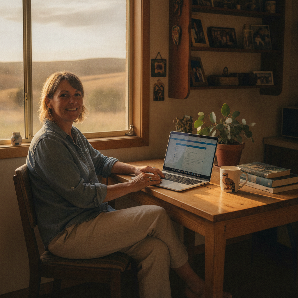 Computer cleaning in Killongbutta (2795) — a local resident at home with a clean, fast, dust-free computer running cool and quiet