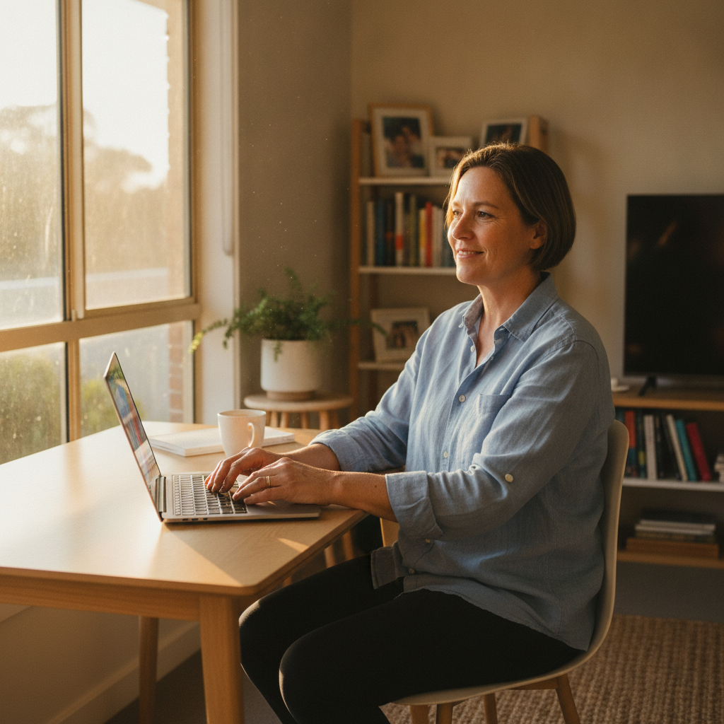 Computer cleaning in Kinghorne (2540) — a local resident at home with a clean, fast, dust-free computer running cool and quiet