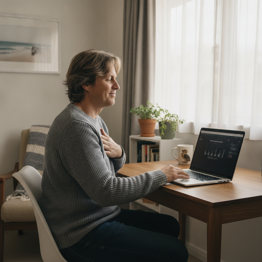 Computer cleaning in Kingsdene (2118) — a local resident at home with a clean, fast, dust-free computer running cool and quiet