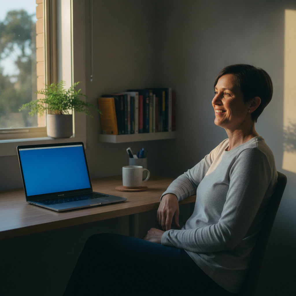 Computer cleaning in Kingswood (5062) — a local resident at home with a clean, fast, dust-free computer running cool and quiet