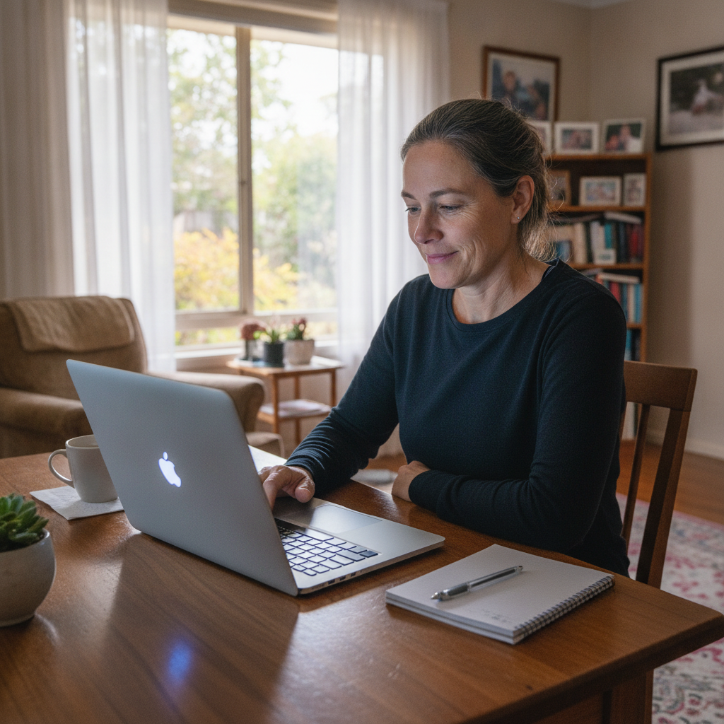 Computer cleaning in Kippaxs (2429) — a local resident at home with a clean, fast, dust-free computer running cool and quiet