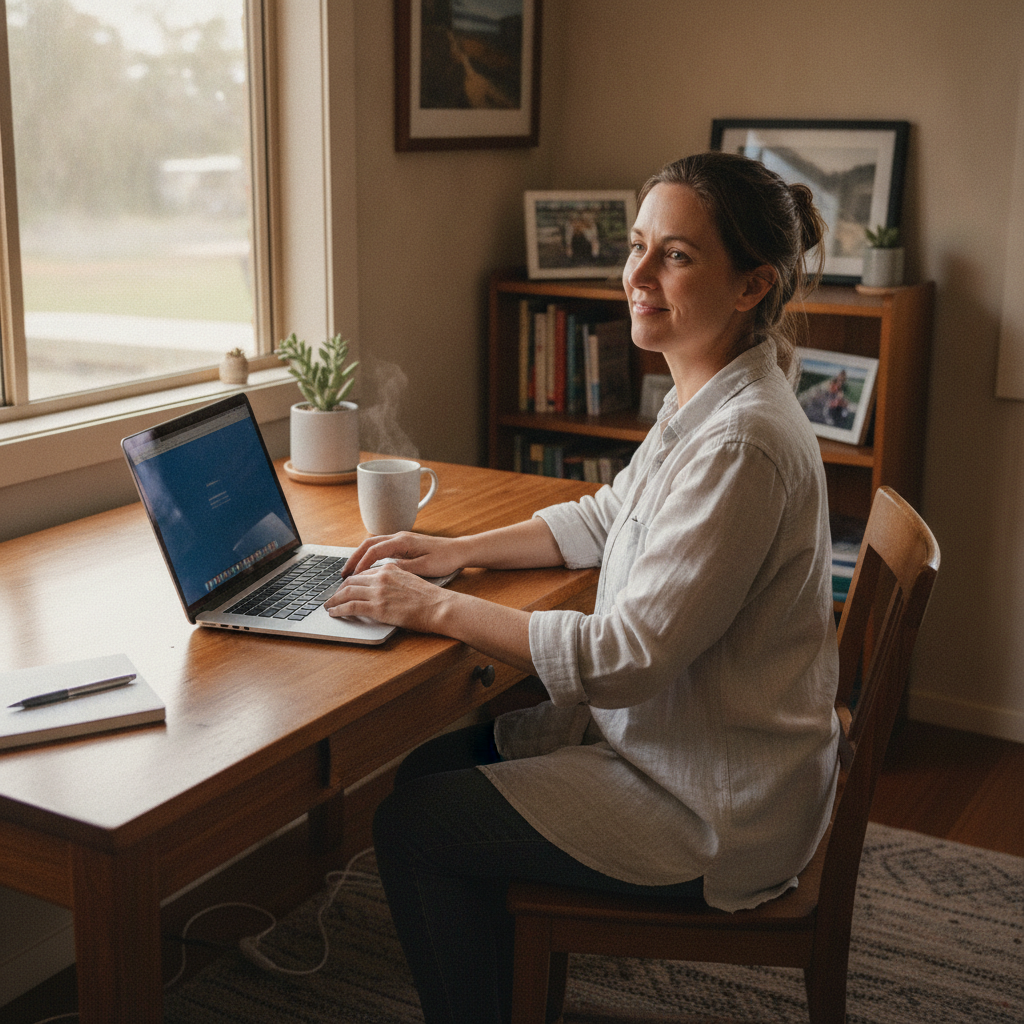 Computer cleaning in Kookabookra (2370) — a local resident at home with a clean, fast, dust-free computer running cool and quiet