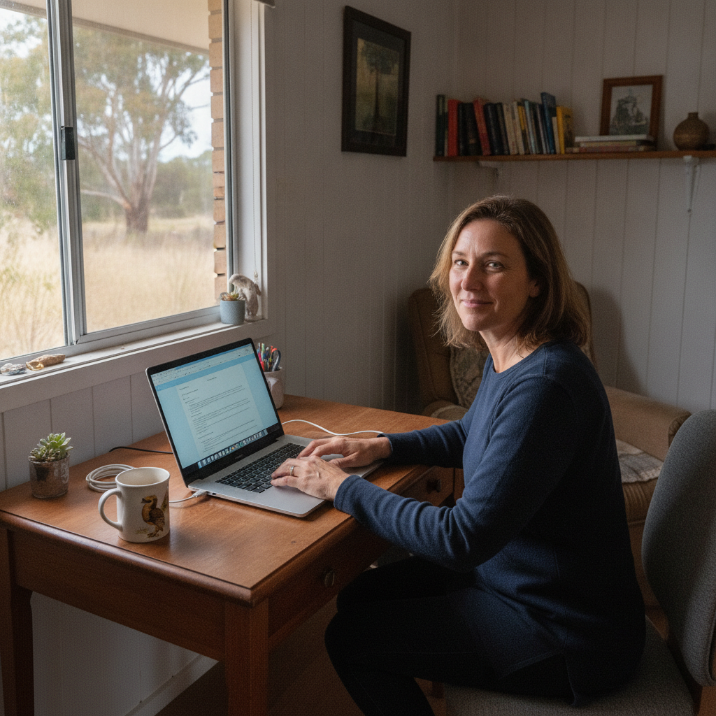 Computer cleaning in Kronkup (6330) — a local resident at home with a clean, fast, dust-free computer running cool and quiet
