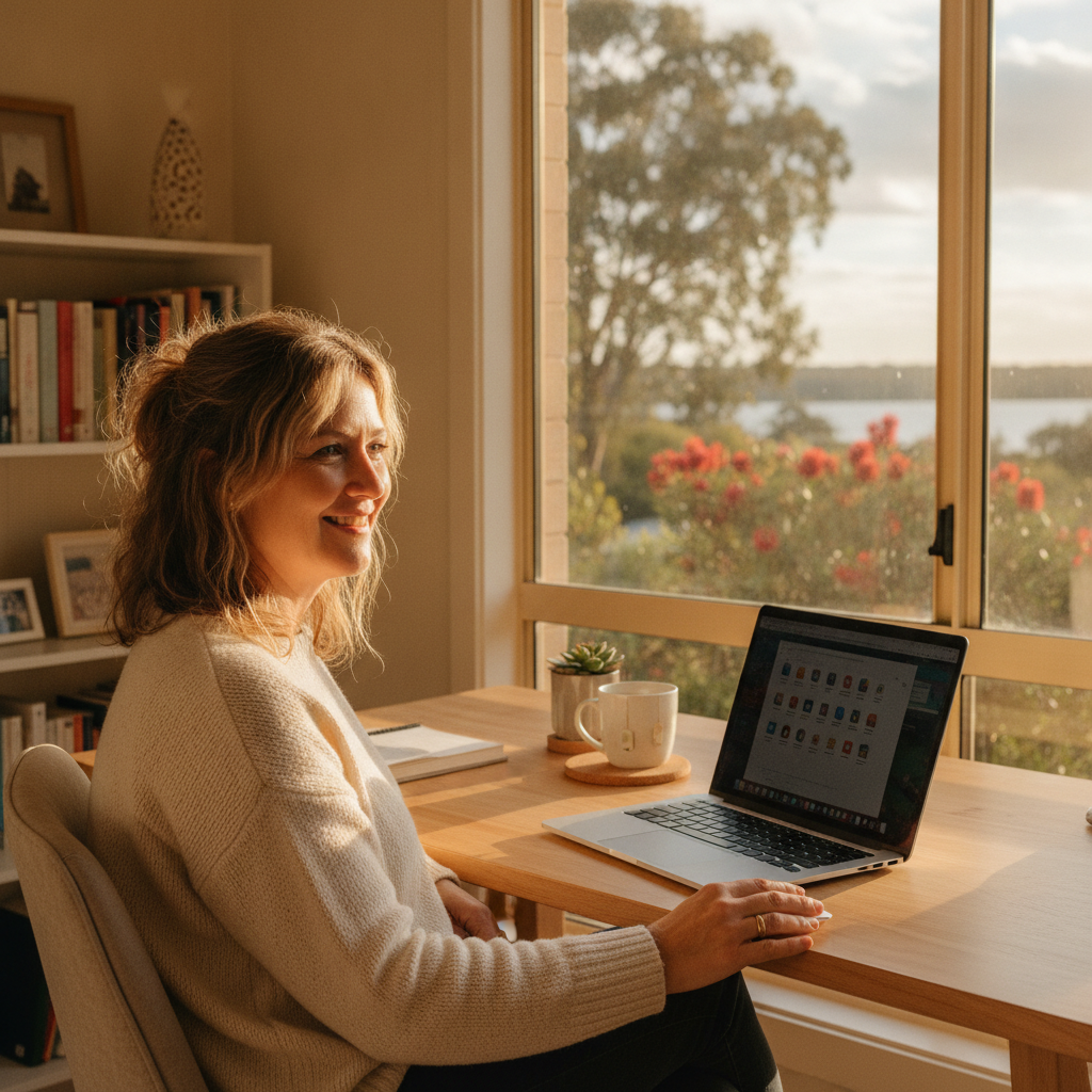 Computer cleaning in Lake Munmorah (2259) — a local resident at home with a clean, fast, dust-free computer running cool and quiet