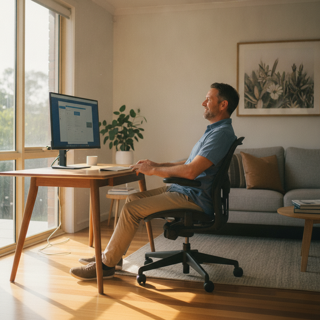 Computer cleaning in Lane Cove West (2066) — a local resident at home with a clean, fast, dust-free computer running cool and quiet