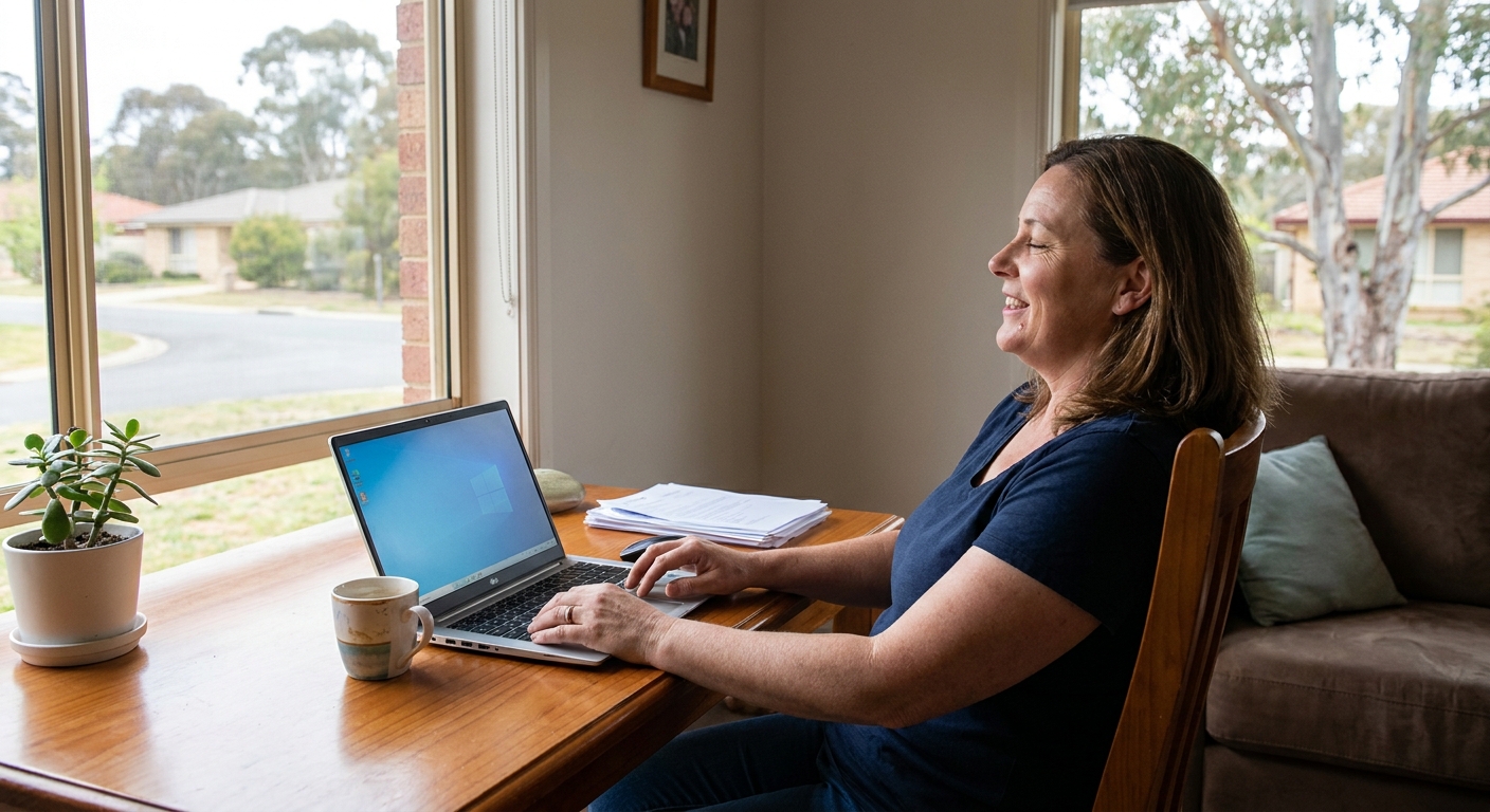 Laptop and desktop cleaning in Latham (2615) — an at-home owner pleased their computer runs cool and quiet again