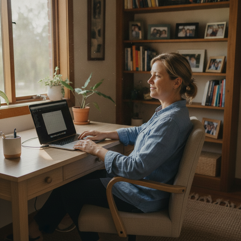 Computer cleaning in Laughtondale (2775) — a local resident at home with a clean, fast, dust-free computer running cool and quiet