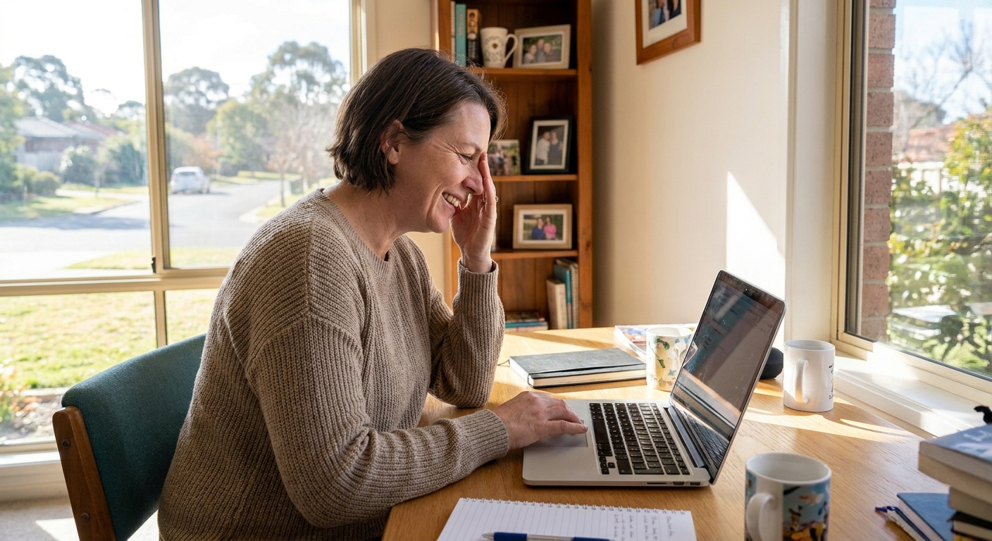 Computer cleaning in Lawson (2617) — a local resident at home with a clean, fast, dust-free computer running cool and quiet