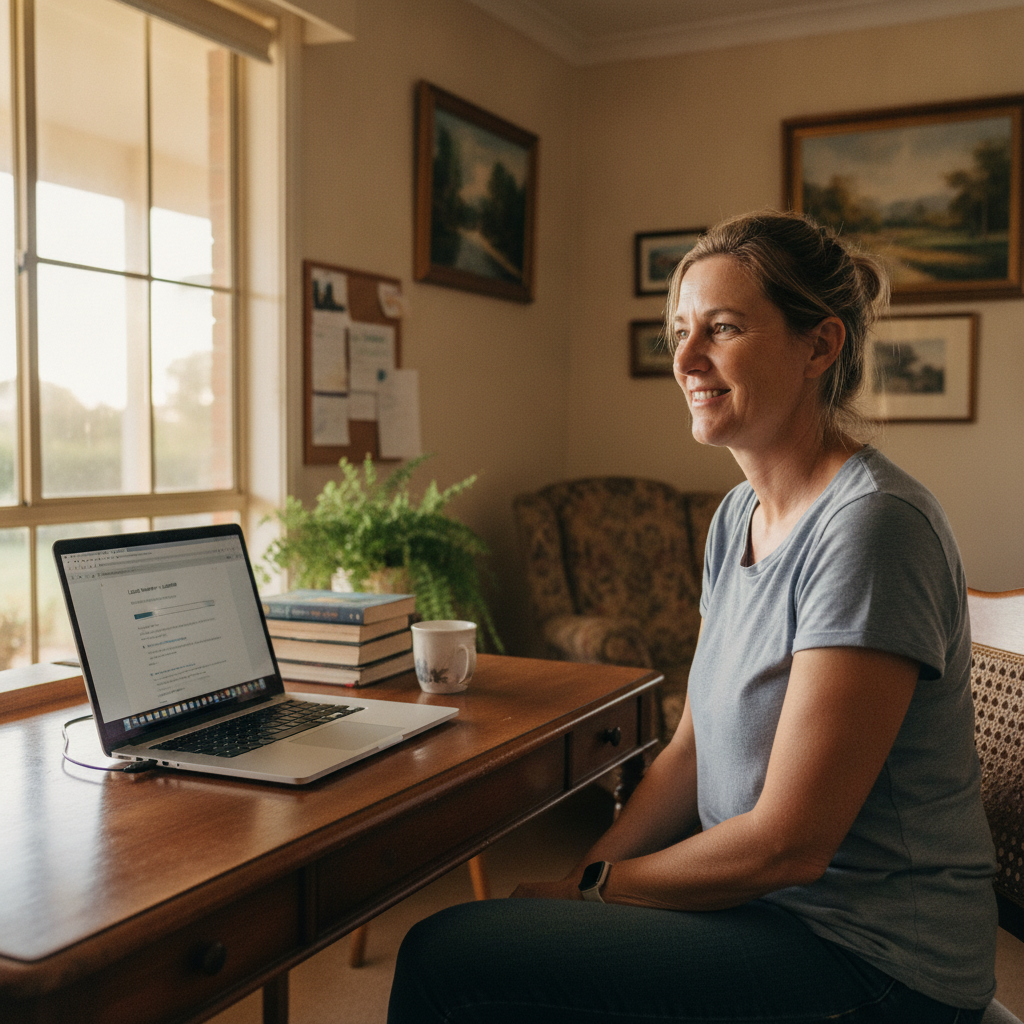 Computer cleaning in Leadville (2844) — a local resident at home with a clean, fast, dust-free computer running cool and quiet