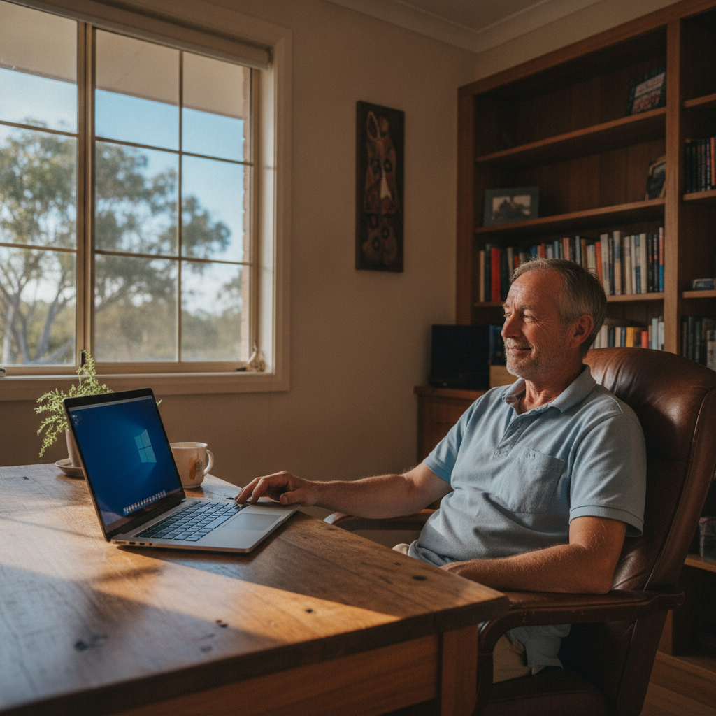 Computer cleaning in Lemon Tree Passage (2319) — a local resident at home with a clean, fast, dust-free computer running cool and quiet