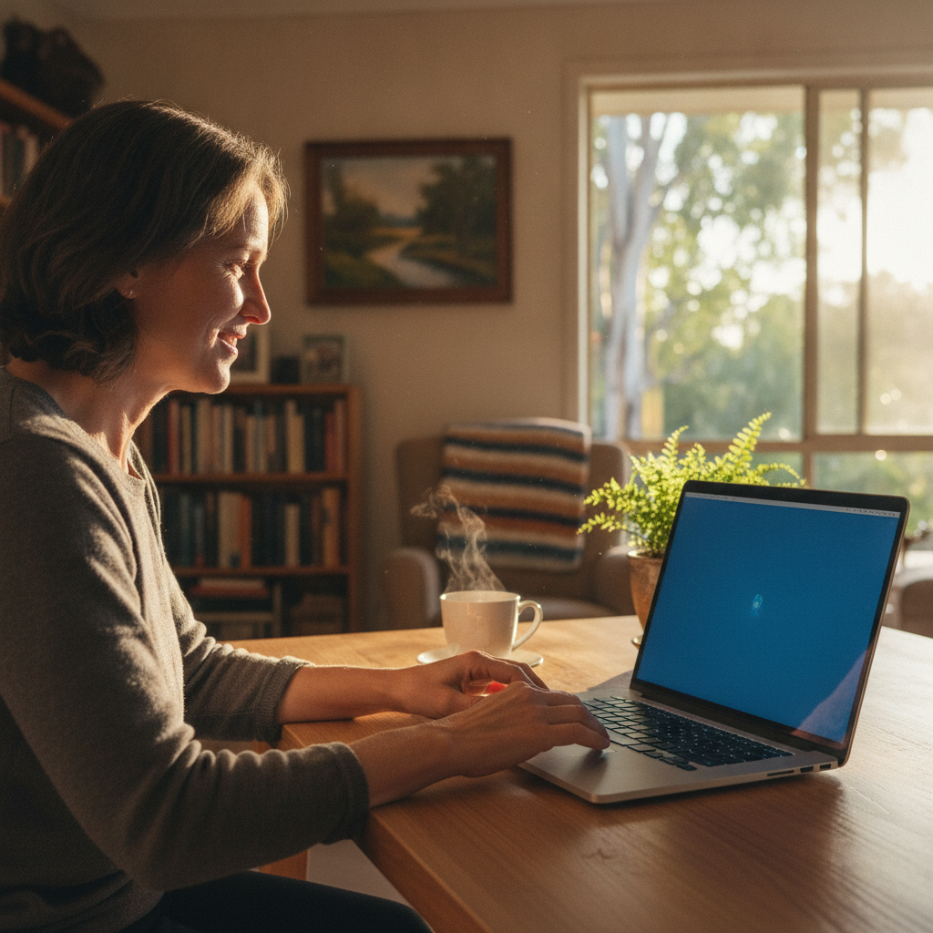 Laptop and desktop cleaning in Leura (2780) — an at-home owner pleased their computer runs cool and quiet again