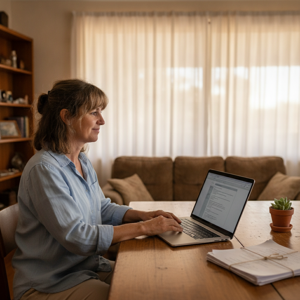 Computer cleaning in Lightning Ridge (2834) — a local resident at home with a clean, fast, dust-free computer running cool and quiet