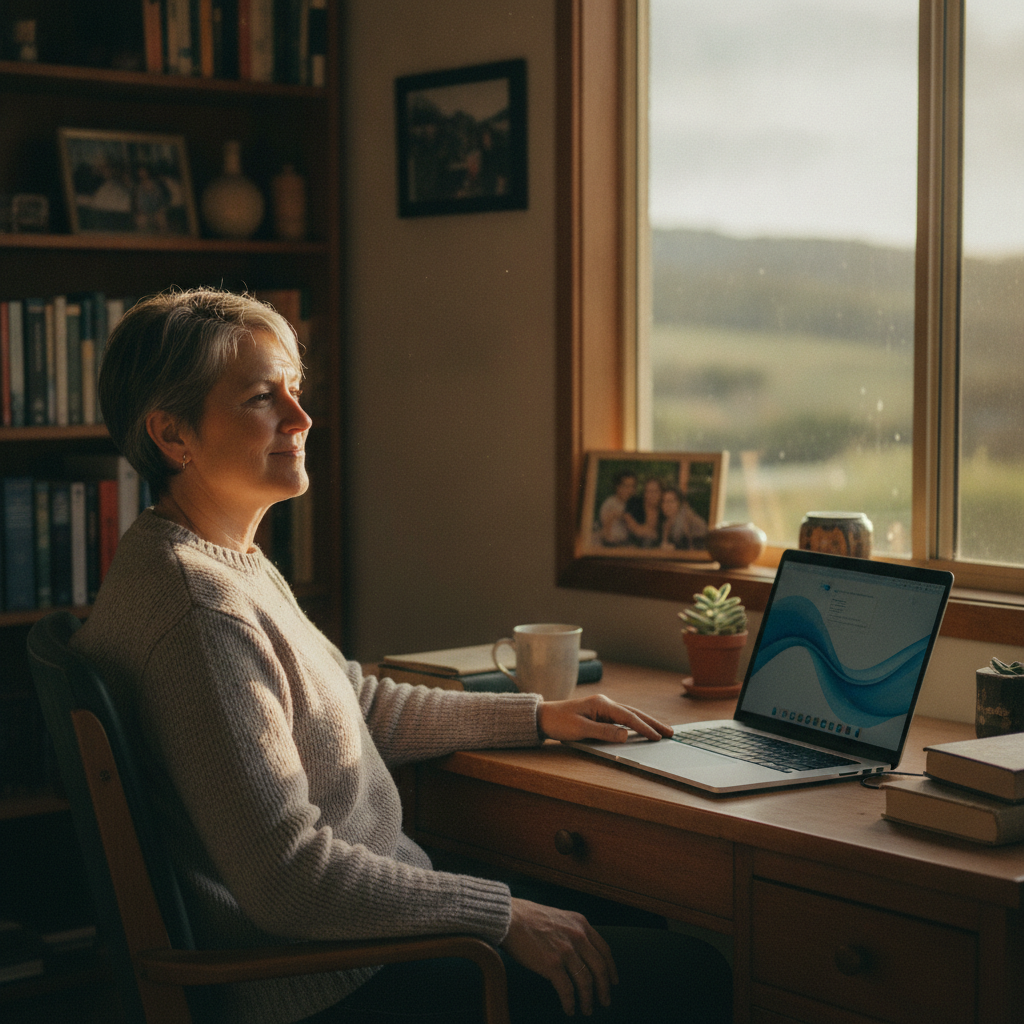 Computer cleaning in Lindisfarne (7015) — a local resident at home with a clean, fast, dust-free computer running cool and quiet