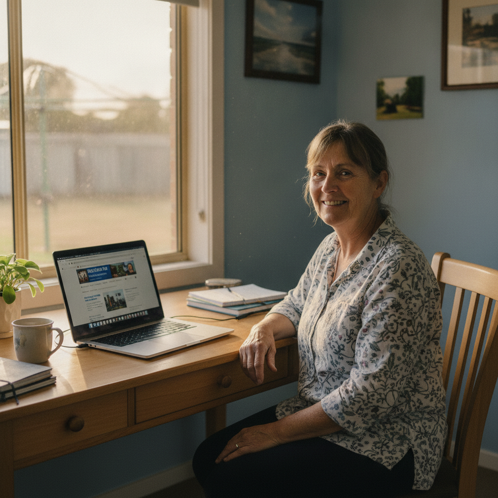 Computer cleaning in Lockhart (2656) — a local resident at home with a clean, fast, dust-free computer running cool and quiet
