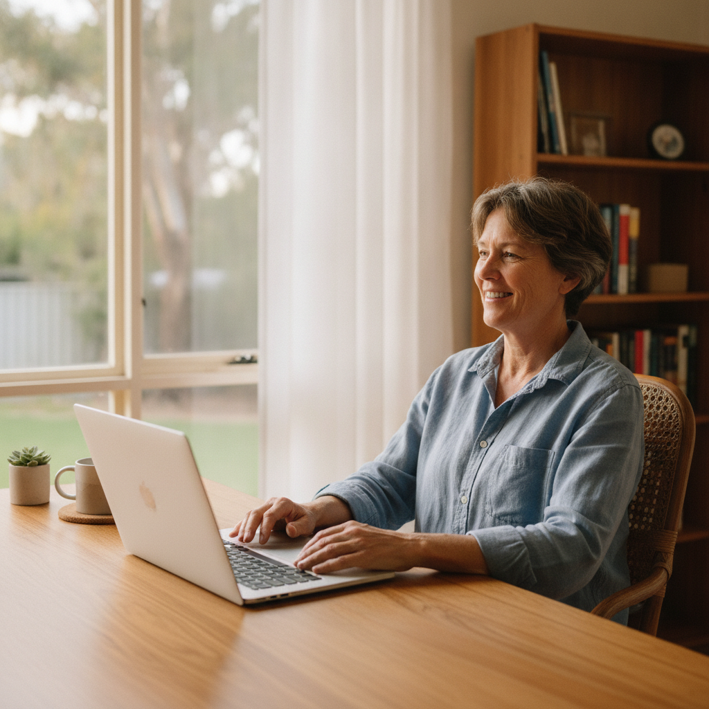 Computer cleaning in Lorn (2320) — a local resident at home with a clean, fast, dust-free computer running cool and quiet