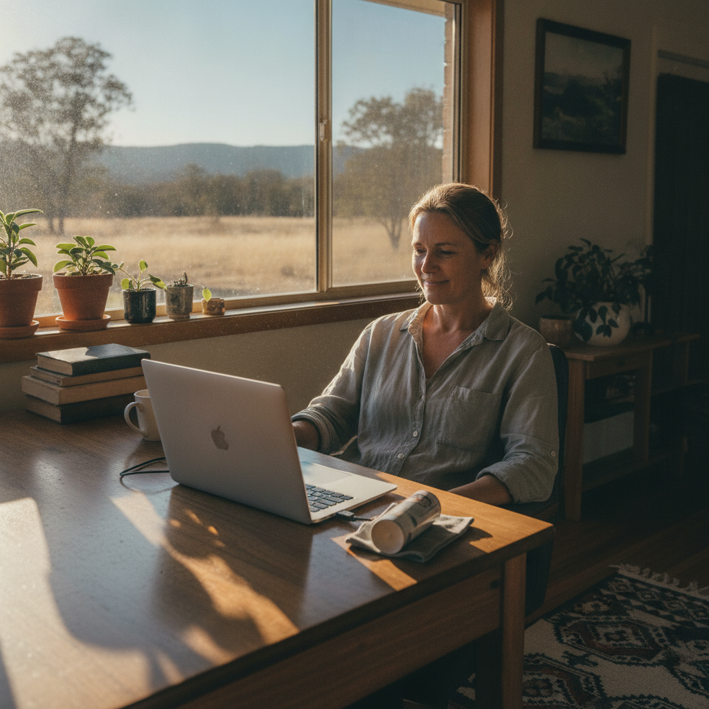 Computer cleaning in Lower Bottle Creek (2469) — a local resident at home with a clean, fast, dust-free computer running cool and quiet