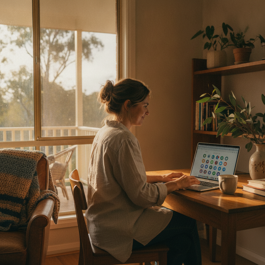 Computer cleaning in Macdonalds Creek (2339) — a local resident at home with a clean, fast, dust-free computer running cool and quiet