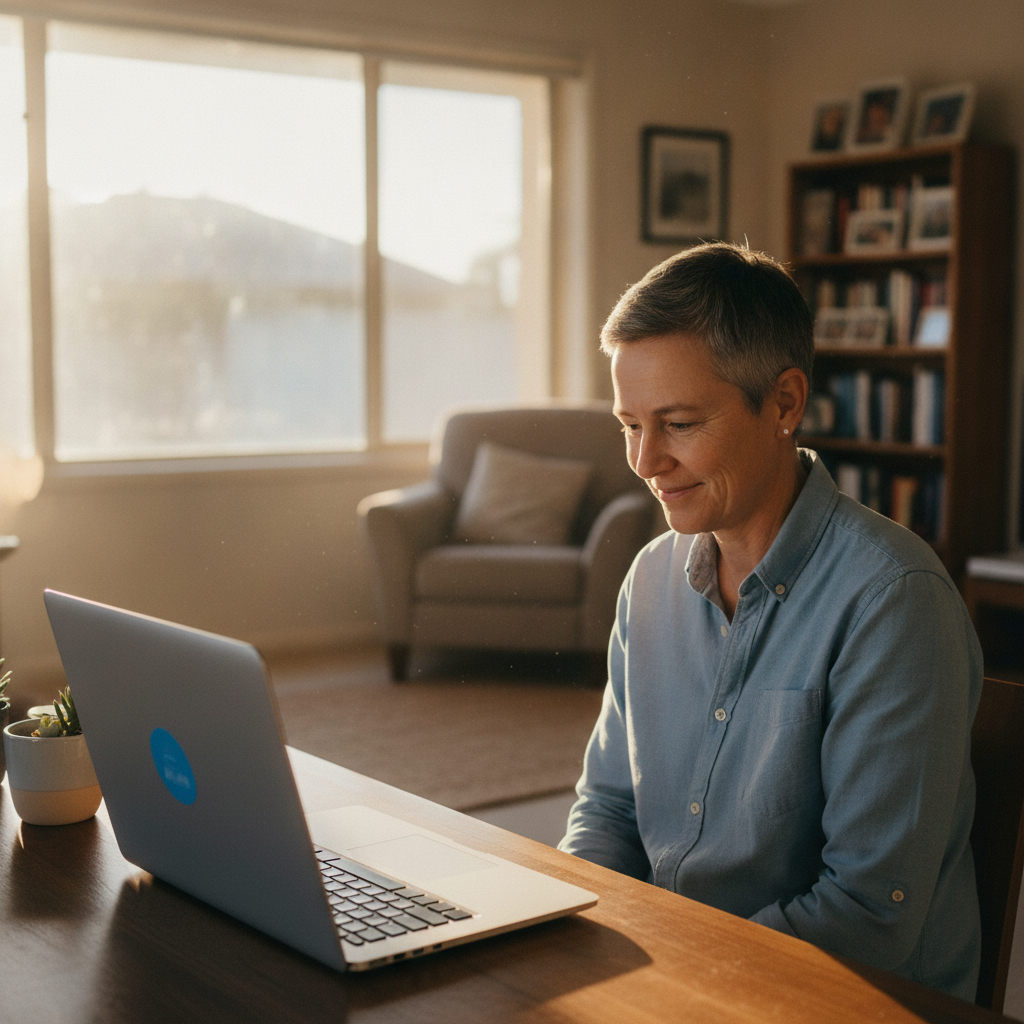 Computer cleaning in Maddington (6109) — a local resident at home with a clean, fast, dust-free computer running cool and quiet