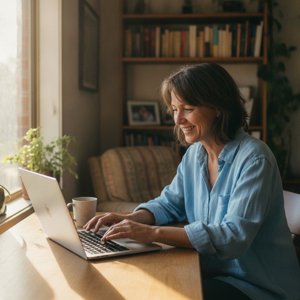 Computer cleaning in Magill (5072) — a local resident at home with a clean, fast, dust-free computer running cool and quiet