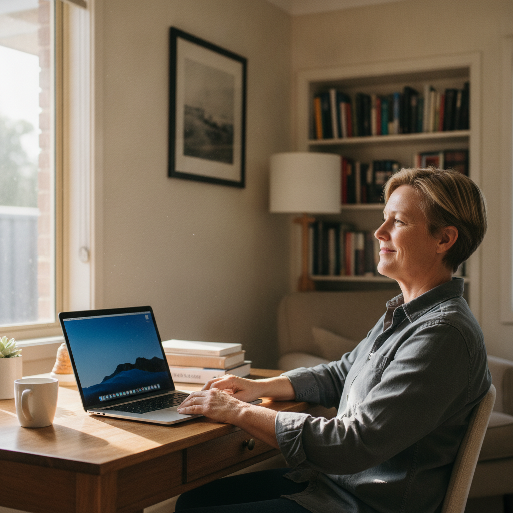 Computer cleaning in Manning (6152) — a local resident at home with a clean, fast, dust-free computer running cool and quiet
